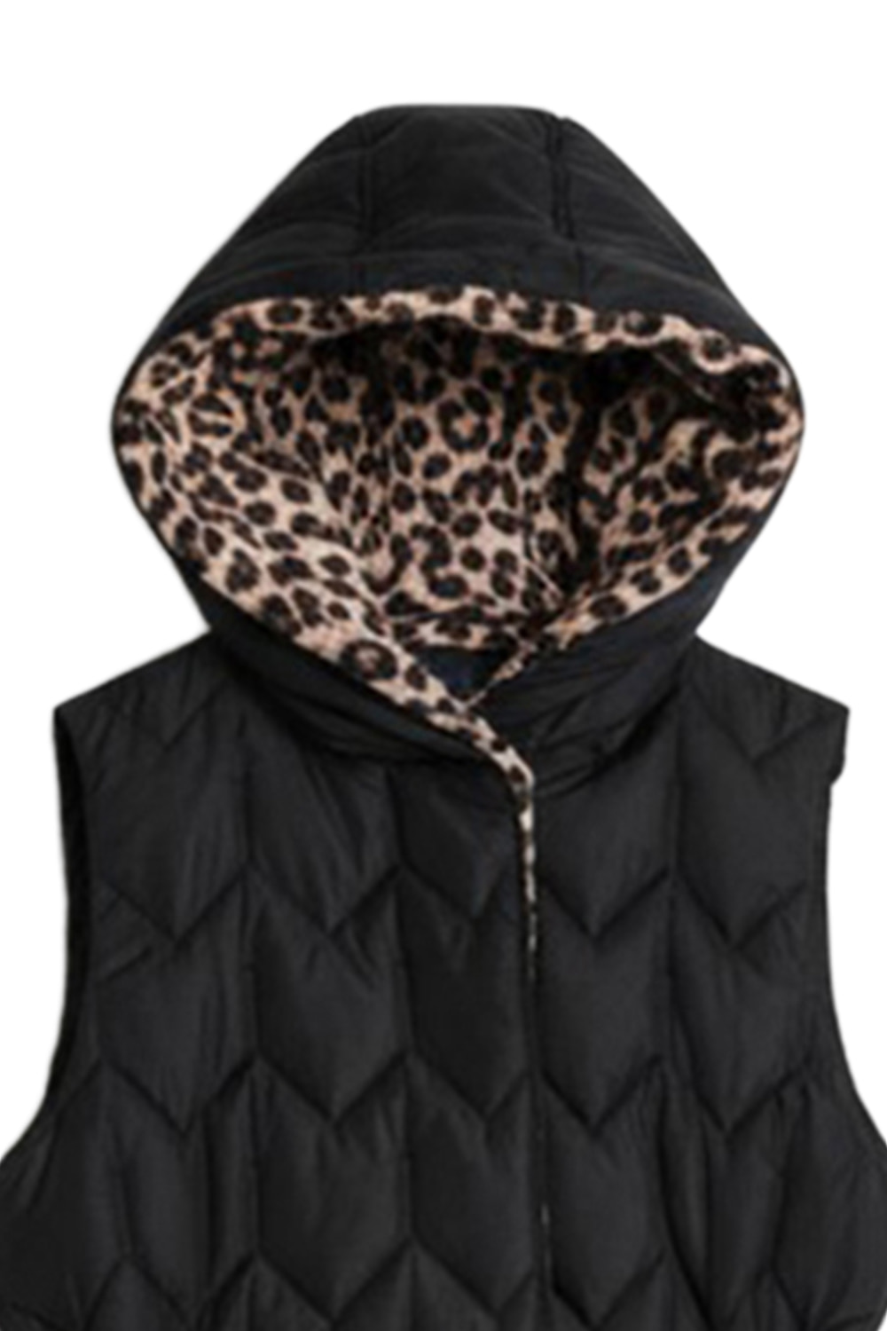 Leopard Vest Black 3